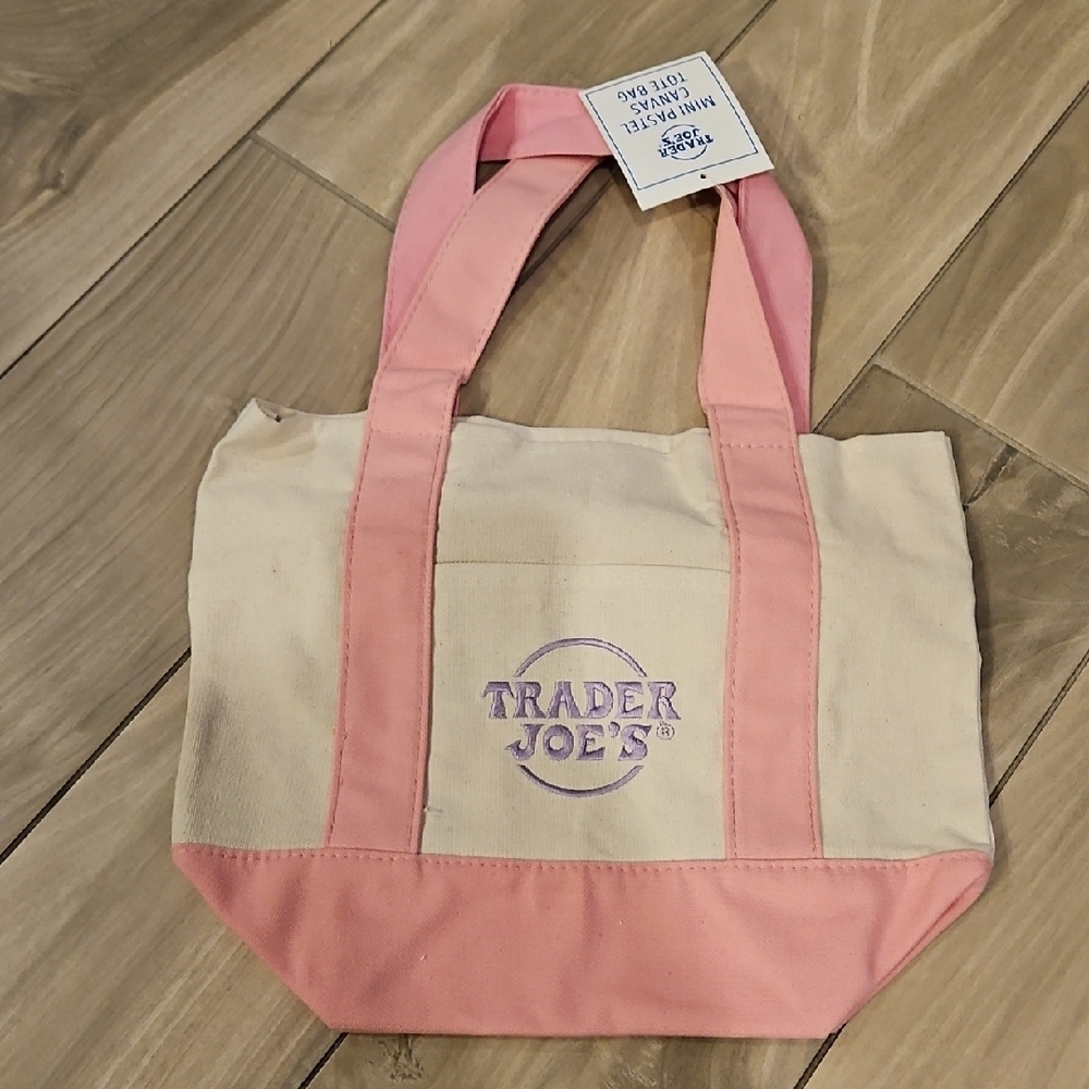 Pink and Cream Tote Bag